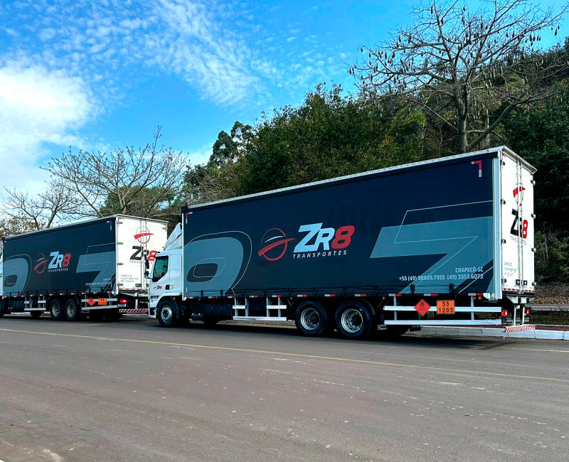 Foto transportes de produtos químicos
